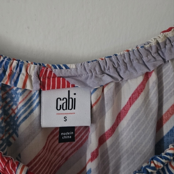 CAbi Vibrant Sleeveless Tie Front Tank Top - Picture 3 of 6